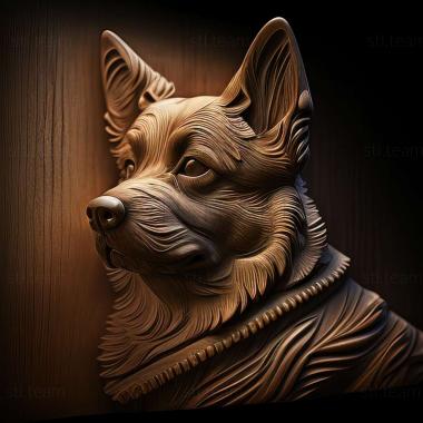 3D модель Торньякская собака (STL)
